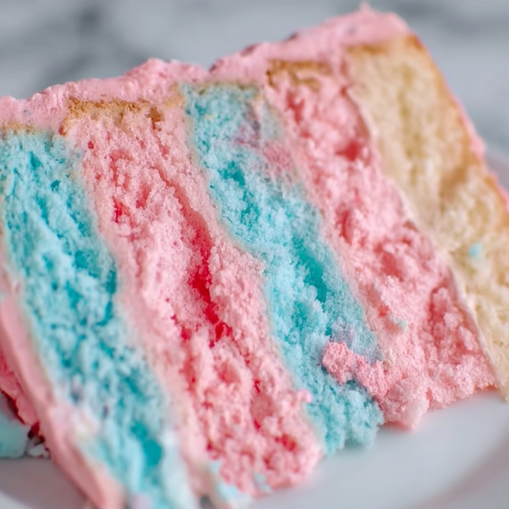Cotton Candy Cake Recipe - Recipe Image