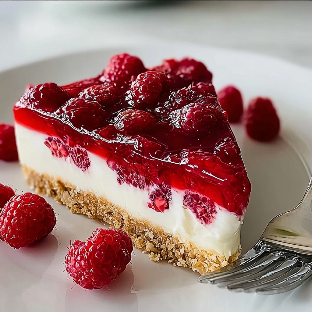 No-Bake Raspberry Cheesecake Bars Recipe - Recipe Image