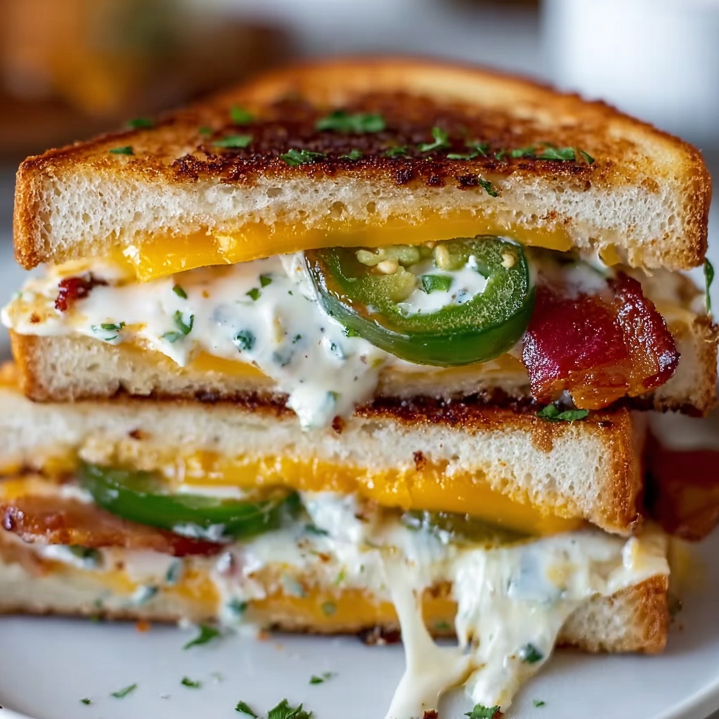 Jalapeno Popper Sandwich Recipe - Recipe Image
