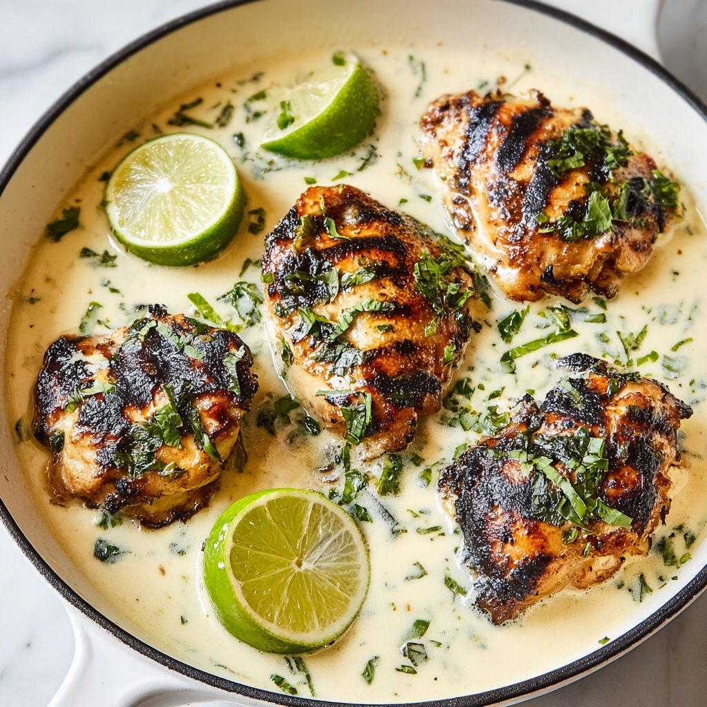 Creamy Coconut Lime Chicken Recipe - Recipe Image