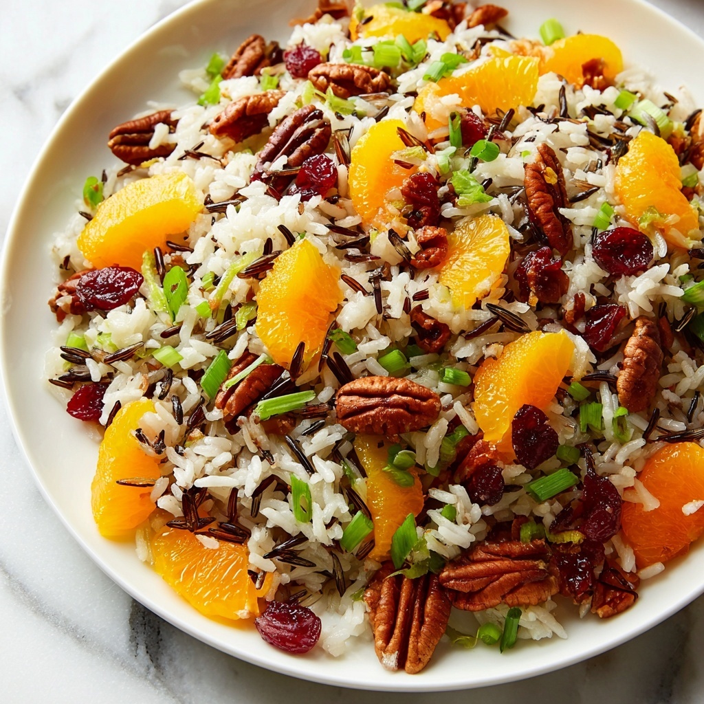 Wild Rice Salad with Orange and Cranberries Recipe - Recipe Image