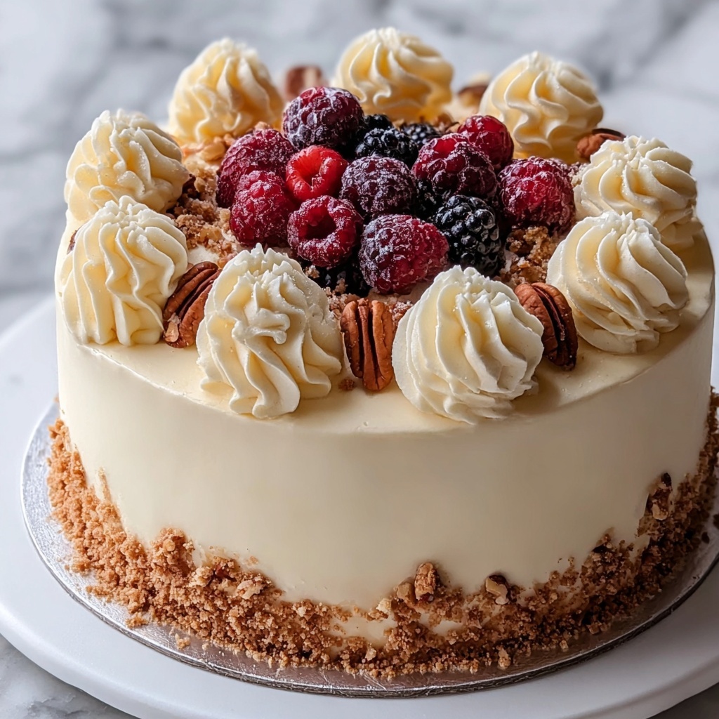 Simple Italian Cream Cake Recipe - Recipe Image