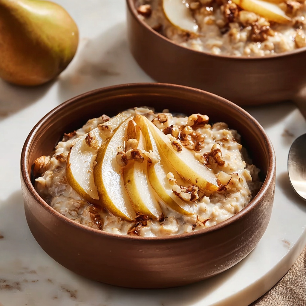 Caramelized Pear Oatmeal Bowls Recipe - Recipe Image