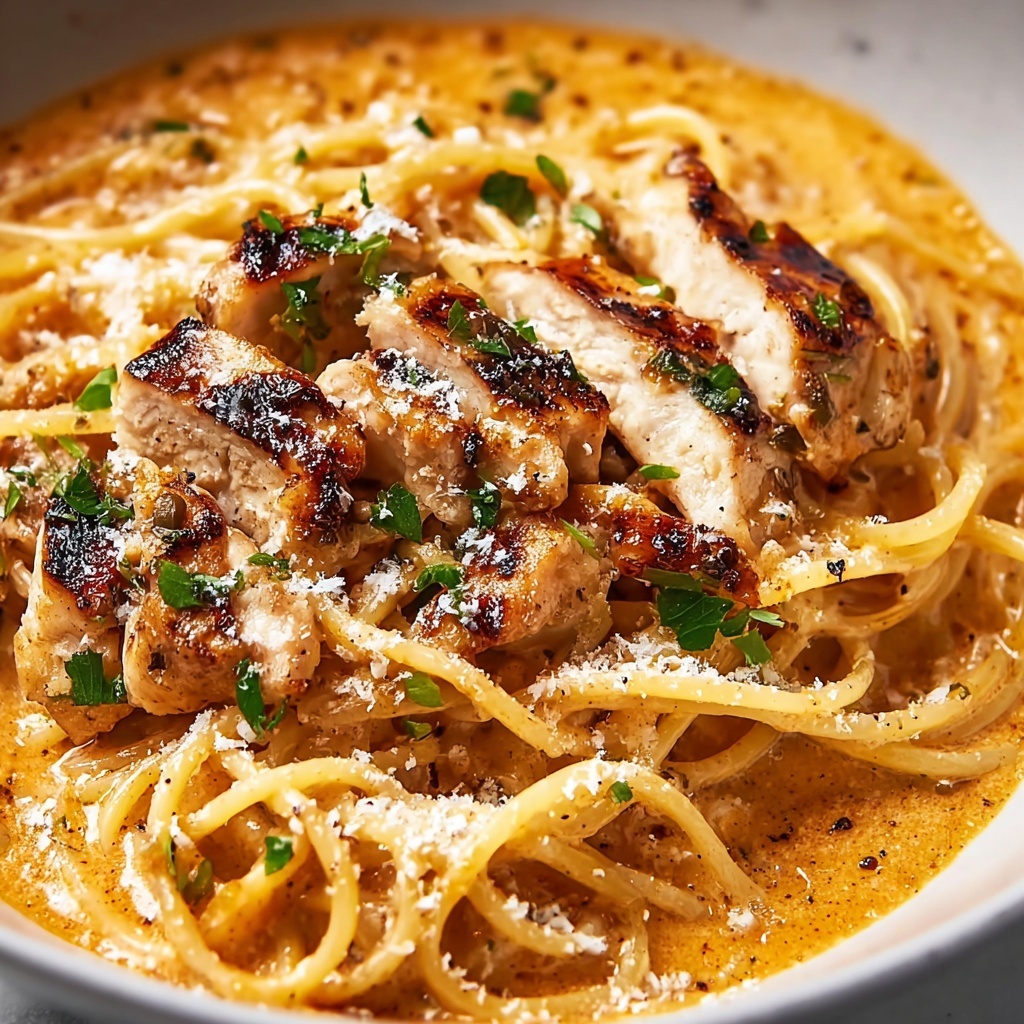 Spicy Chicken Lazone Pasta Recipe - Recipe Image