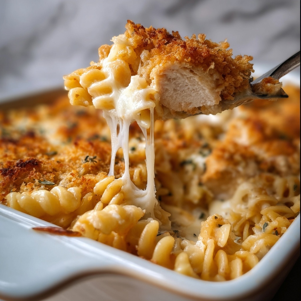 Chicken Parmesan Mac and Cheese Recipe - Recipe Image