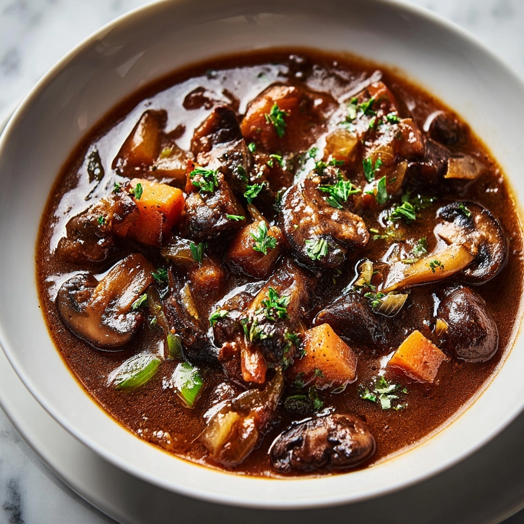 Cozy Warm Mushroom Stew Recipe - Recipe Image