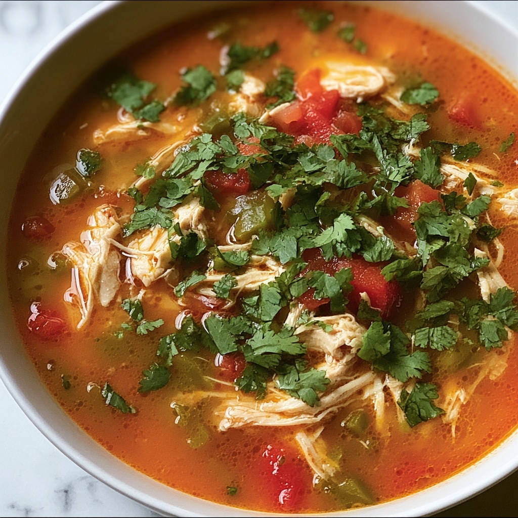 Slow Cooker Salsa Chicken Soup Recipe - Recipe Image