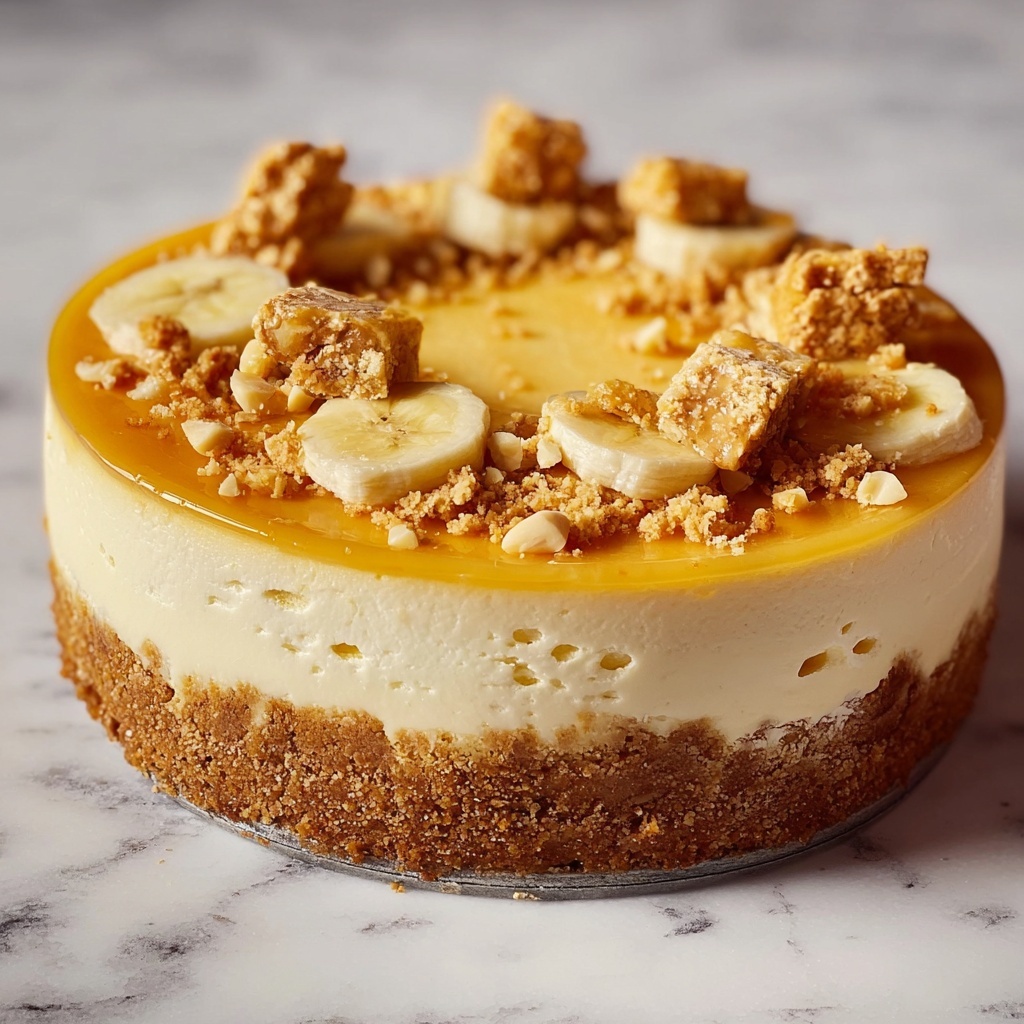 Banana Pudding Cookie Butter Cheesecake Cake Recipe - Recipe Image