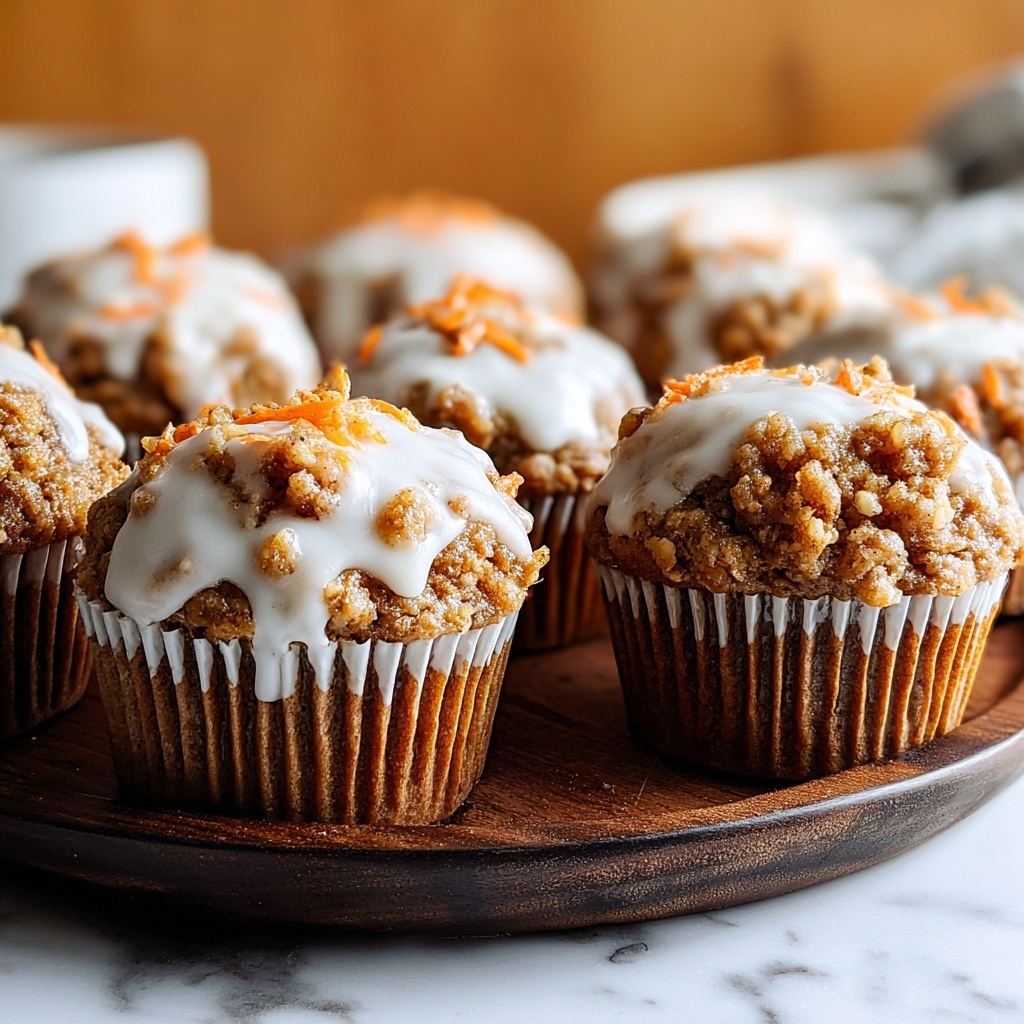 Moist and Flavorful Carrot Cake Muffins Recipe - Recipe Image