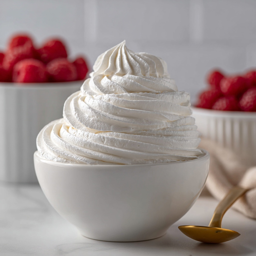 Easy Vanilla Whipped Cream Recipe - Recipe Image