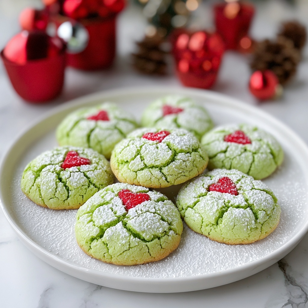 Grinch Cookies Recipe - Recipe Image