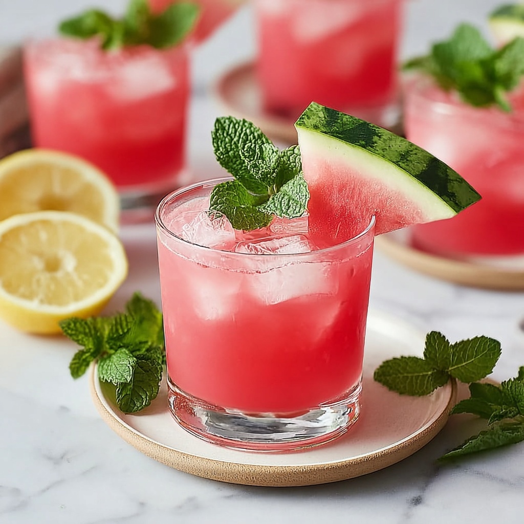 Watermelon Lemonade Recipe - Recipe Image