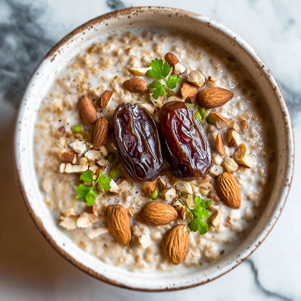 Farro Breakfast Pudding with Dates and Cardamom Recipe - Recipe Image