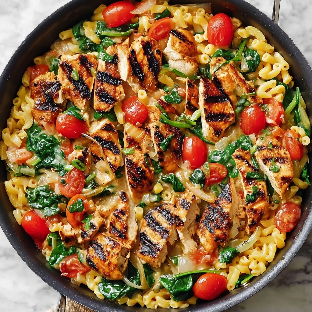 One-Pot Chicken Orzo Skillet Recipe - Recipe Image