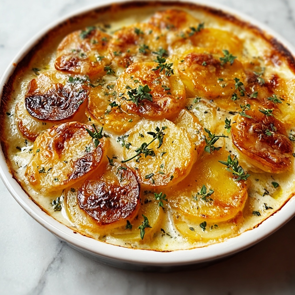 Ruth’s Chris-Inspired Potatoes au Gratin Recipe - Recipe Image