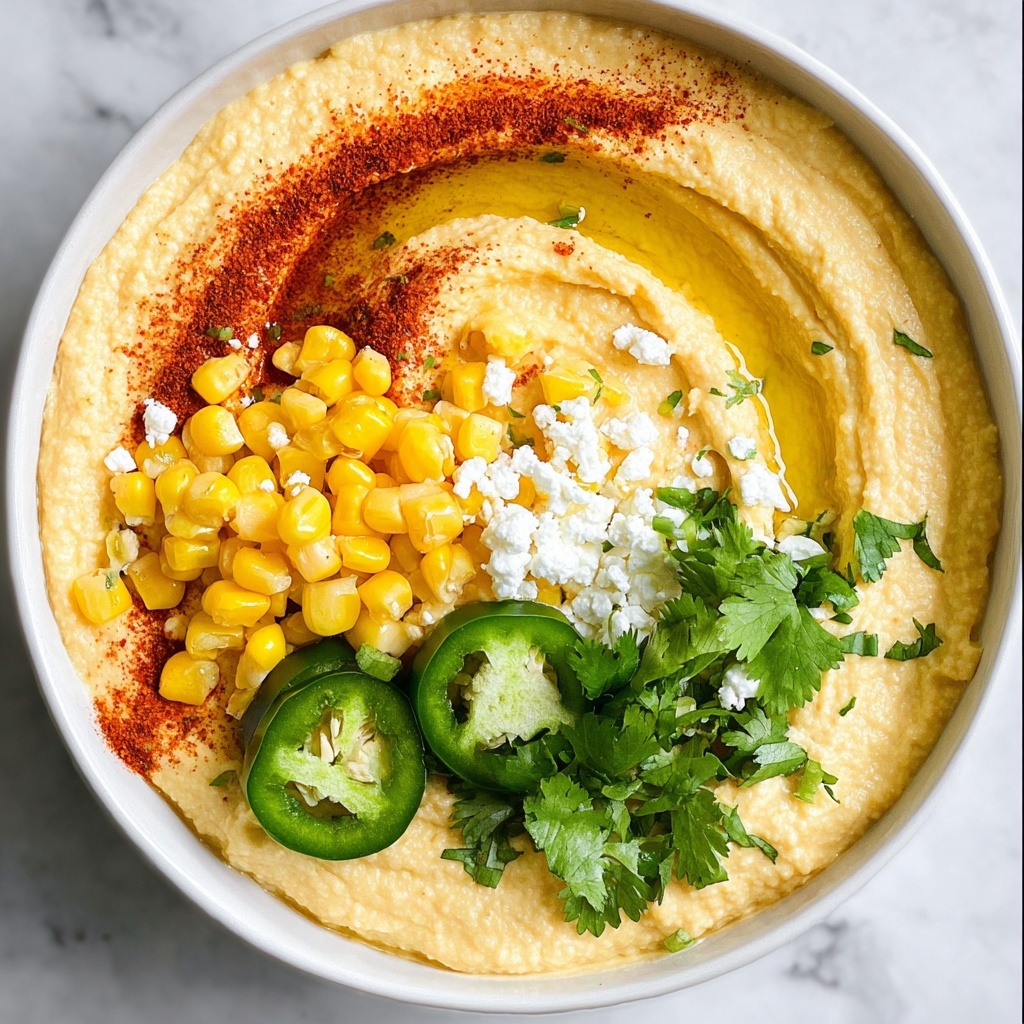 Street Corn Hummus Recipe - Recipe Image