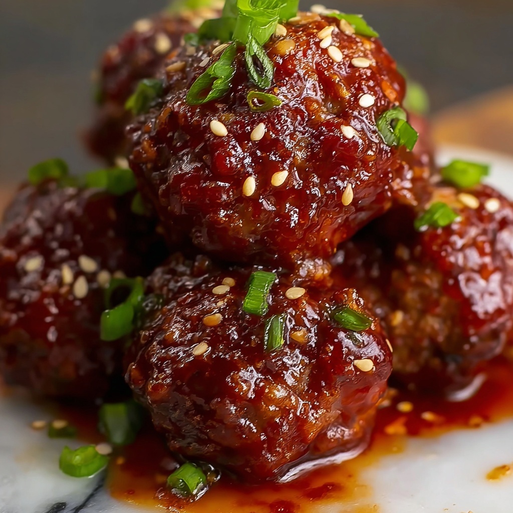 Korean BBQ Meatballs Recipe - Recipe Image
