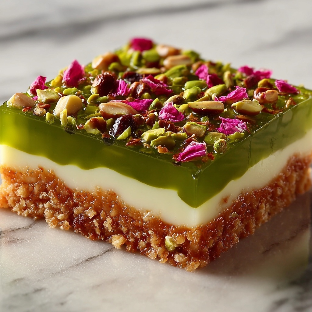 Pistachio Rose Tart with Raspberry Glaze Festive Dessert Recipe - Recipe Image