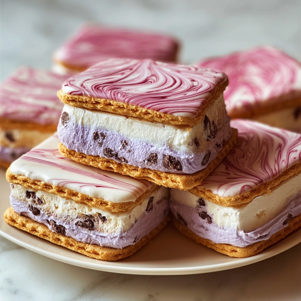 Glow Swirl Ice Cream Sandwiches Recipe - Recipe Image