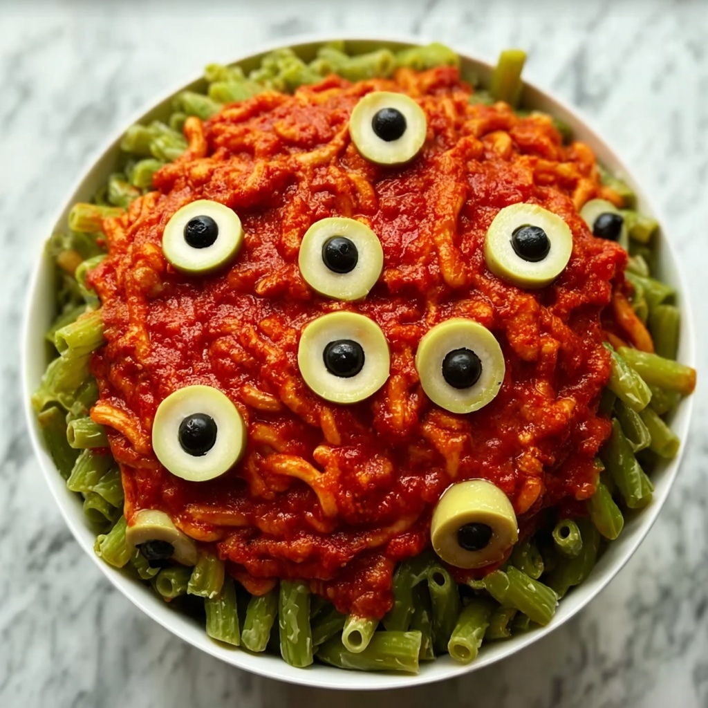 Eyeball Pasta Recipe - Recipe Image