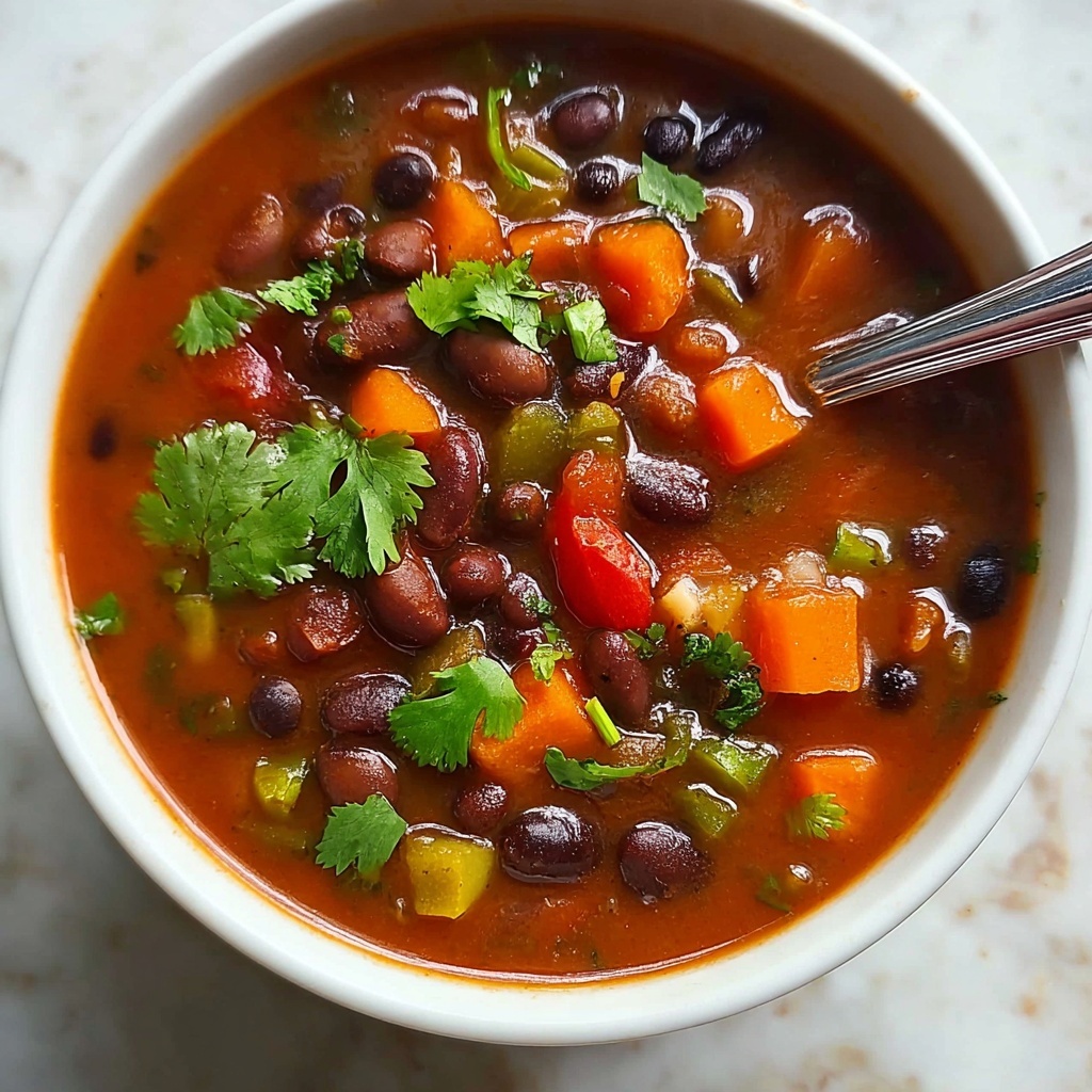 Black-Eyed Pea Sweet Potato Chili Recipe - Recipe Image