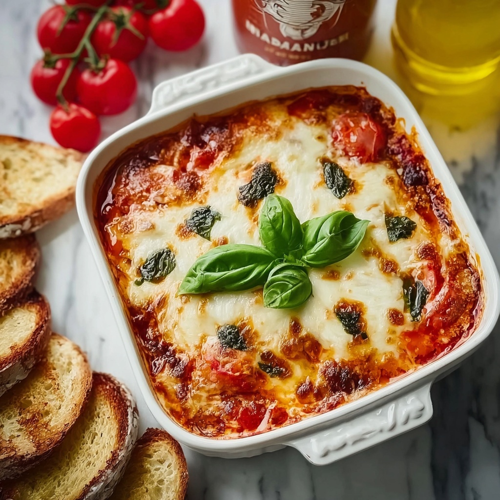 Baked Goat Cheese Bruschetta Dip Recipe - Recipe Image