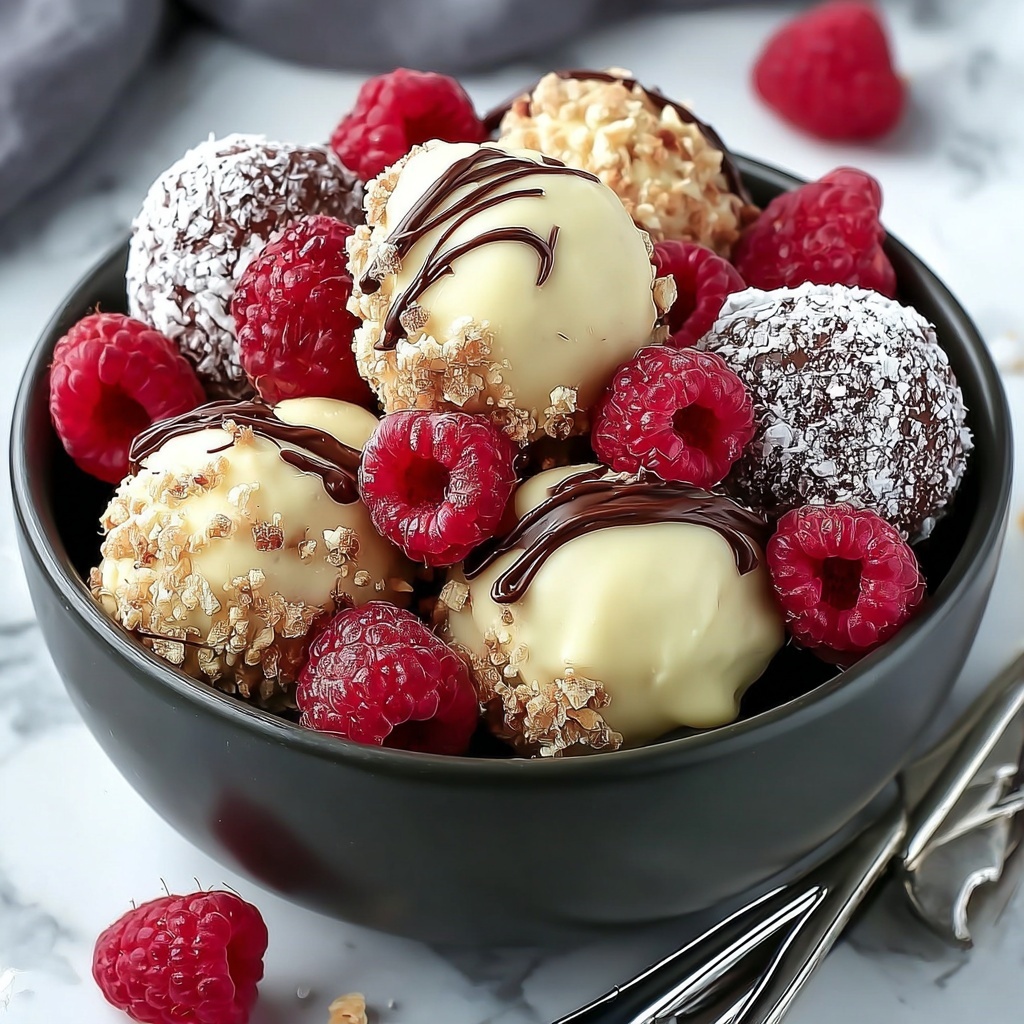 White Chocolate Raspberry Cheesecake Balls: A Decadent Dessert Recipe You’ll Love Recipe - Recipe Image
