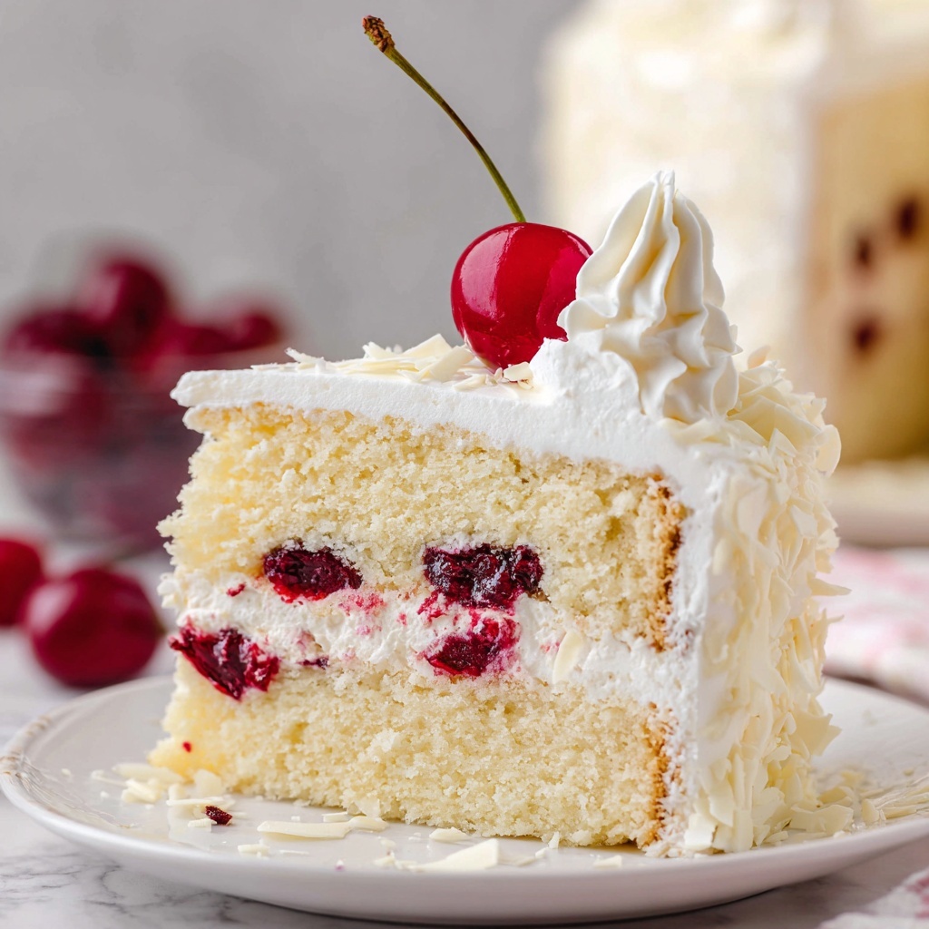 White Forest Cake Recipe - Recipe Image