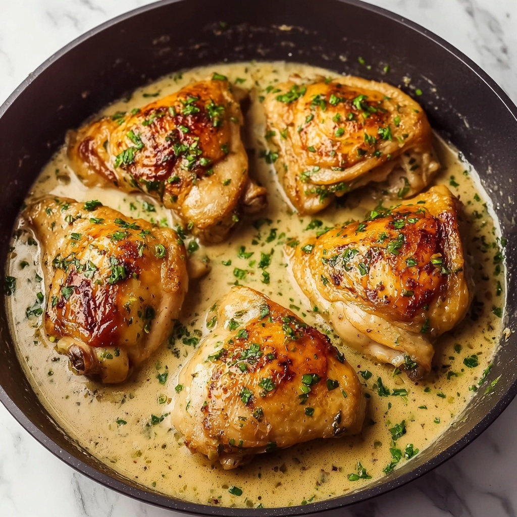Creamy Garlic Parmesan Chicken Skillet Recipe - Recipe Image
