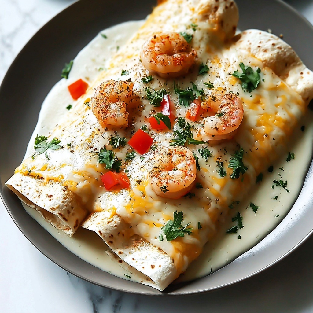 Creamy Shrimp Enchiladas Recipe - Recipe Image