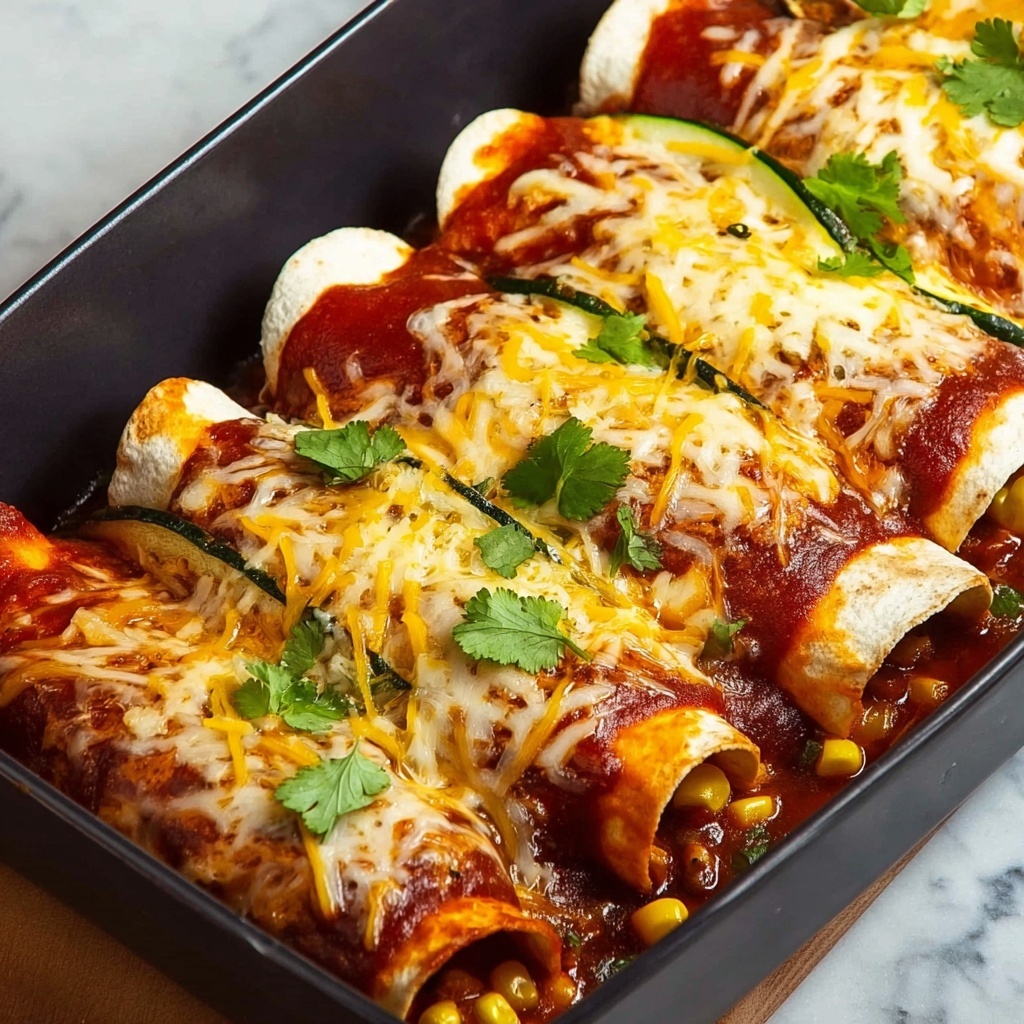 Zucchini Enchilada Roll-Ups Recipe - Recipe Image