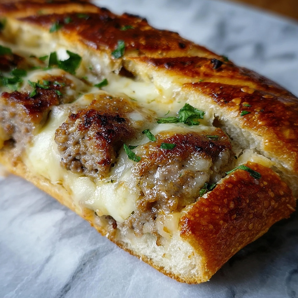 Sausage and Cheese Bread Recipe - Recipe Image
