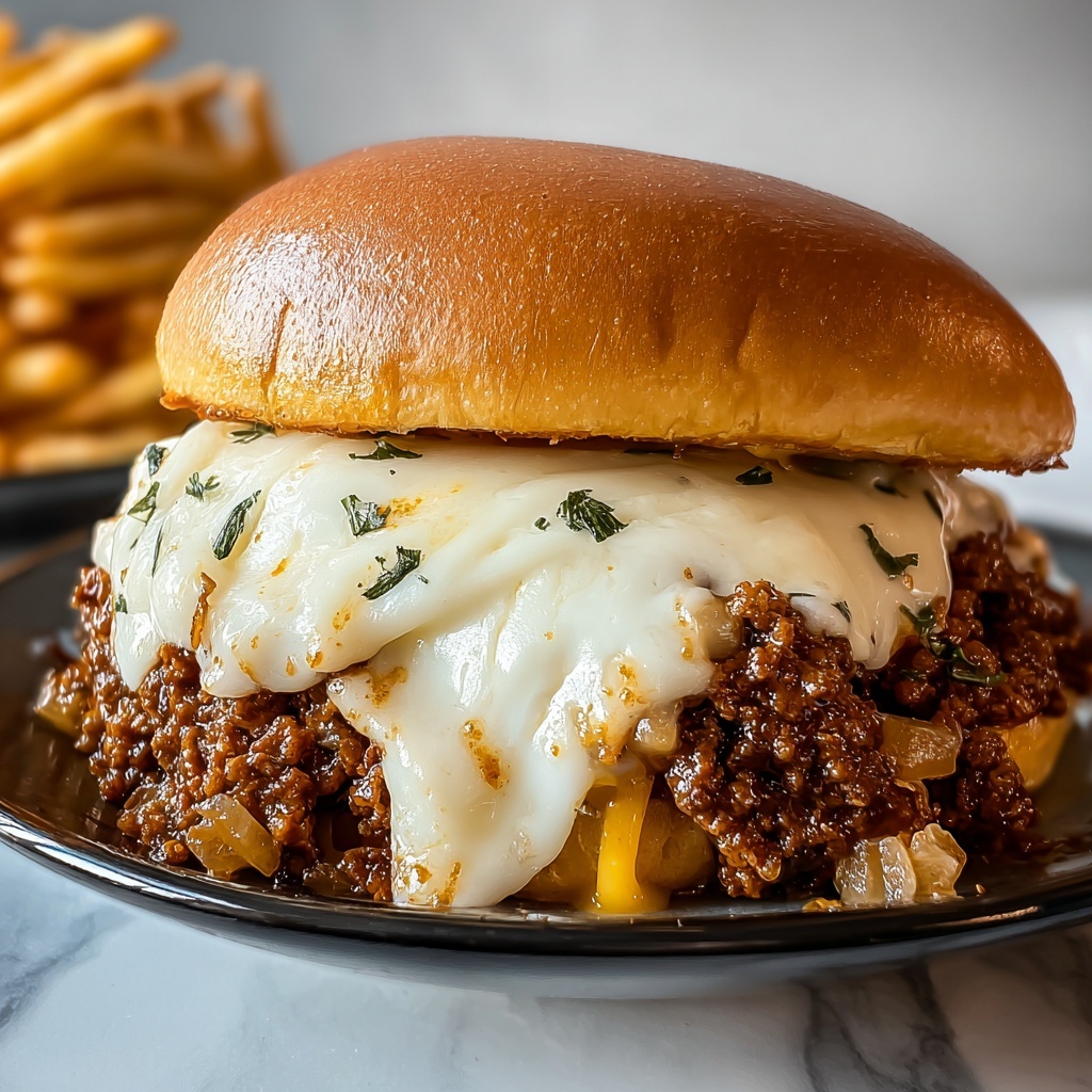 Philly Cheese Steak Sloppy Joes Recipe - Recipe Image