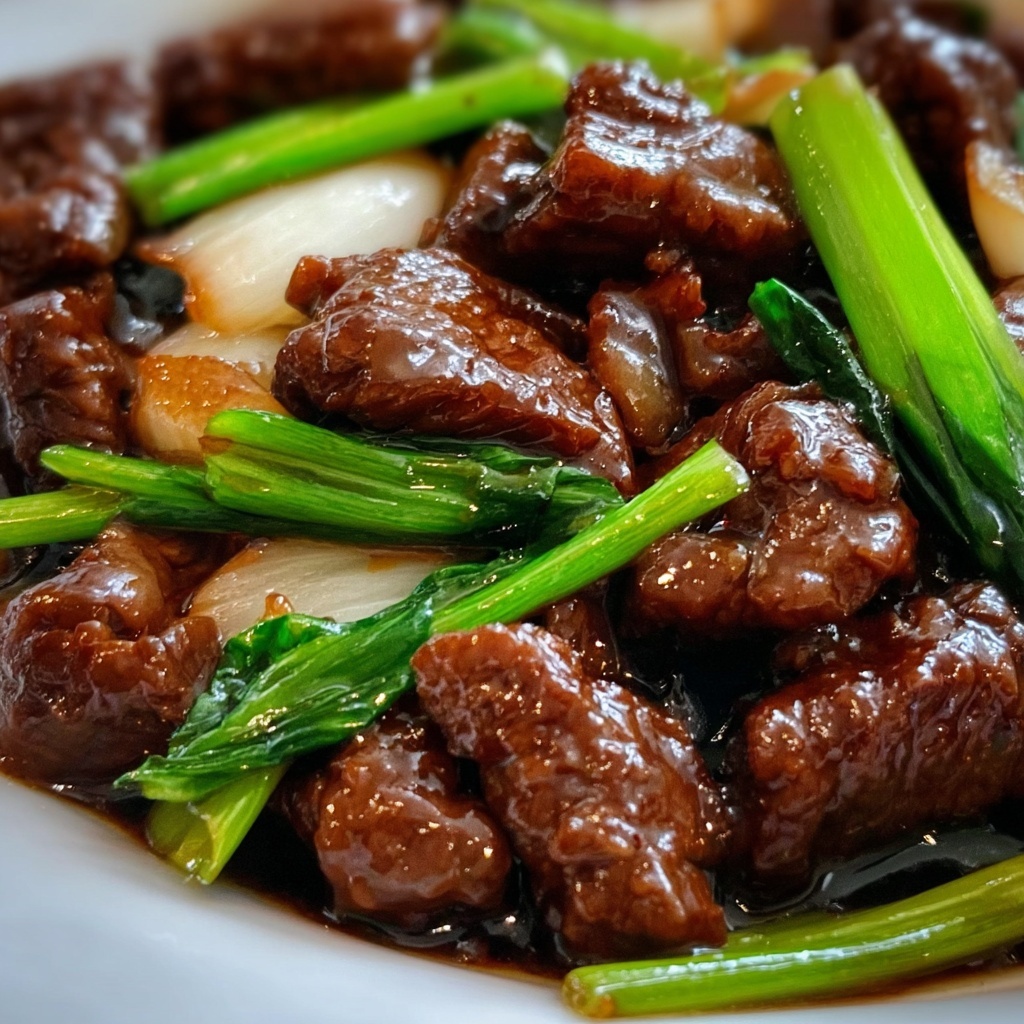 Chinese Beef and Onion Stir Fry Recipe - Recipe Image