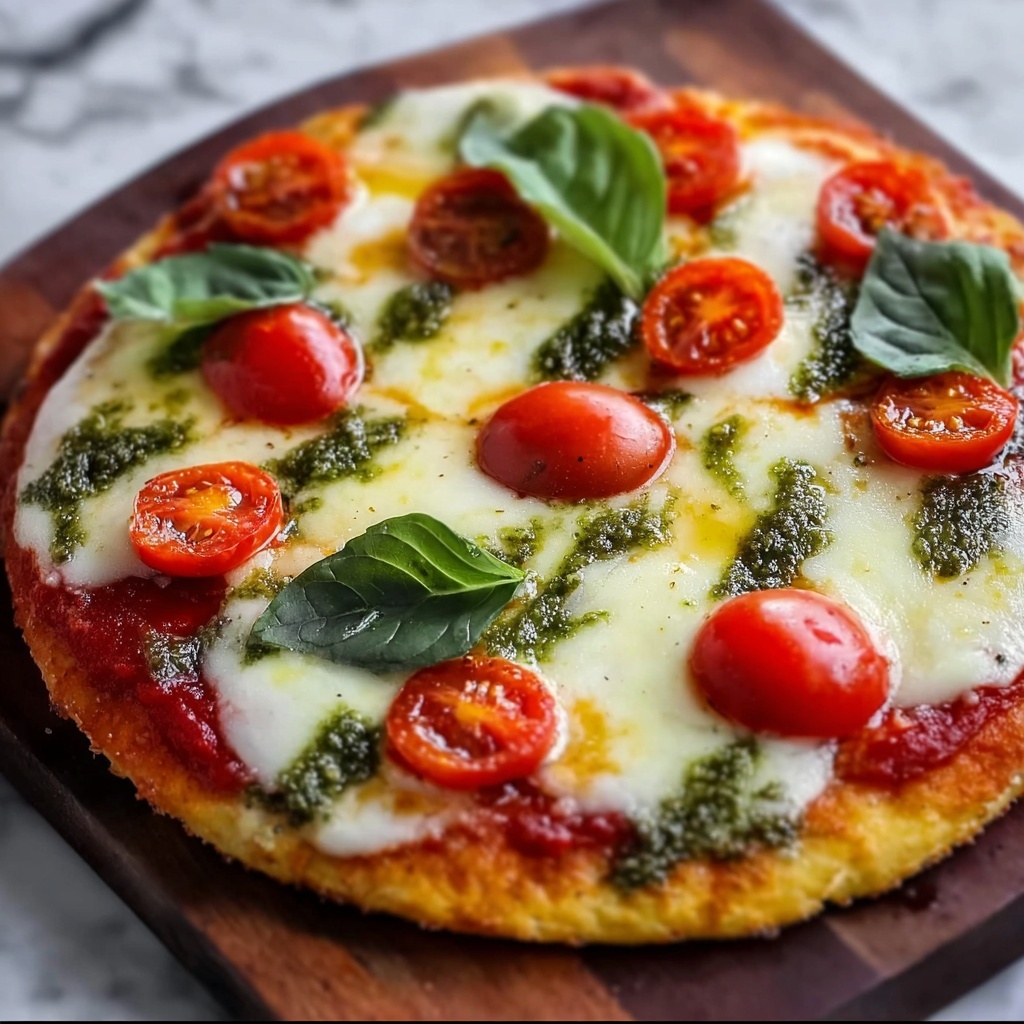 Quick Caprese Naan Pizza Recipe - Recipe Image