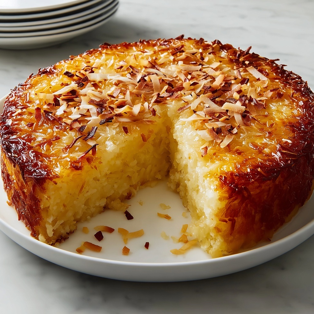 The Best Ever Crustless Coconut Pie – So Creamy, So Easy! Recipe - Recipe Image