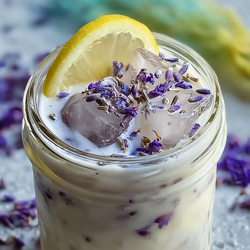 Coconut Lavender Lemonade Mocktail Recipe - Recipe Image