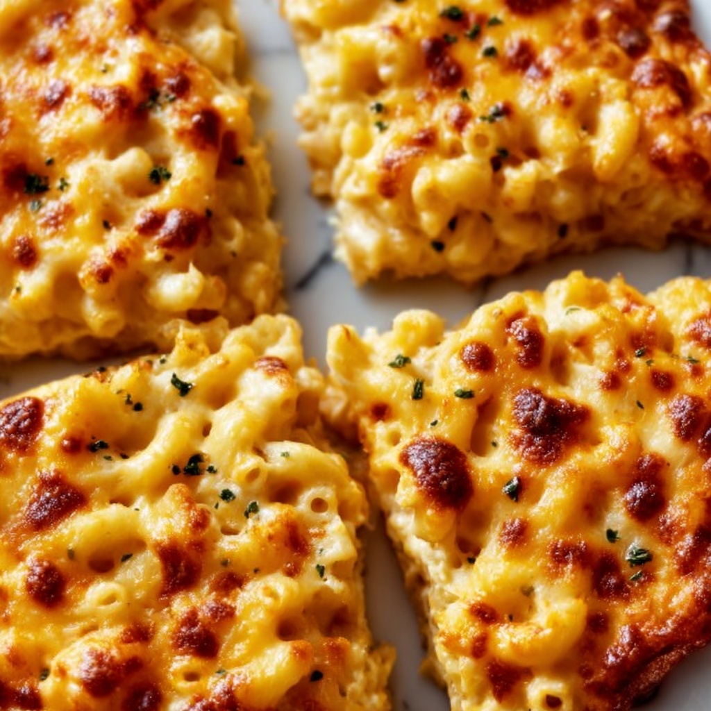 Mac and Cheese Pizza Recipe - Recipe Image