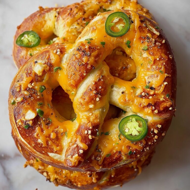 Jalapeño Cheese Stuffed Pretzels Recipe