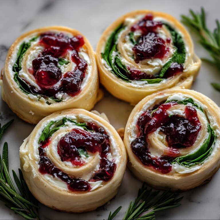 Cranberry Feta Pinwheels with Cream Cheese Recipe