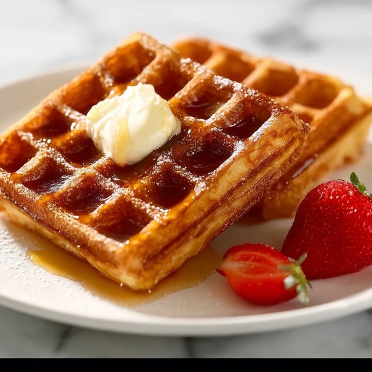 Old-Fashioned Pound Cake Waffles Recipe