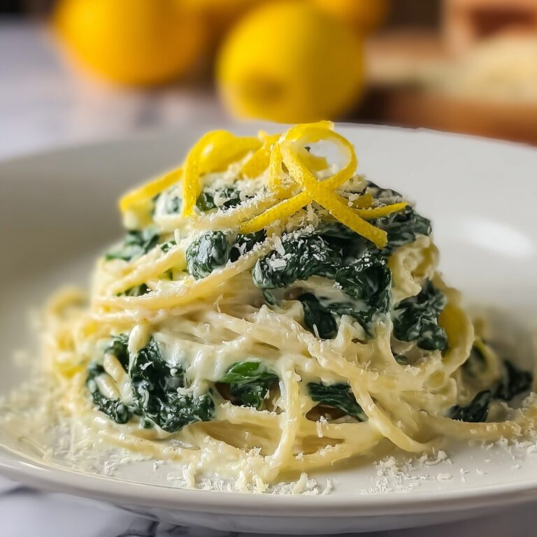 Ricotta Spinach Lemon Spaghetti Recipe