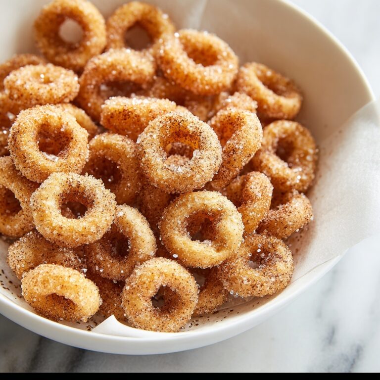 Mini Doughnut Hot Buttered Cheerios Recipe