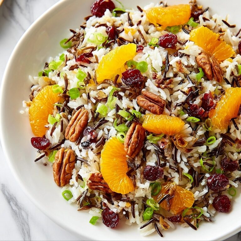 Wild Rice Salad with Orange and Cranberries Recipe