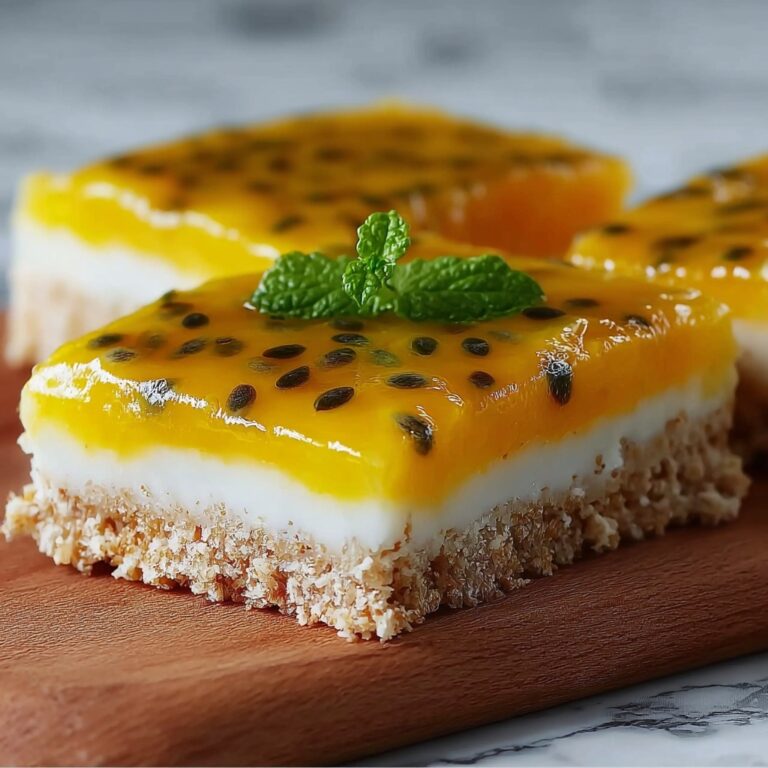 No-Bake Passion Fruit Slice Recipe