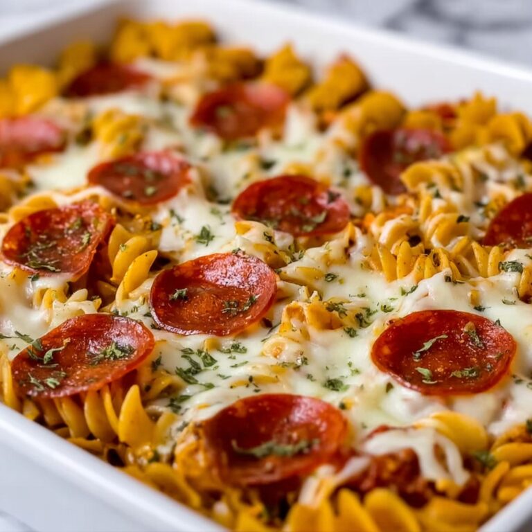 Cheese Tortellini Pepperoni Pizza Casserole Recipe