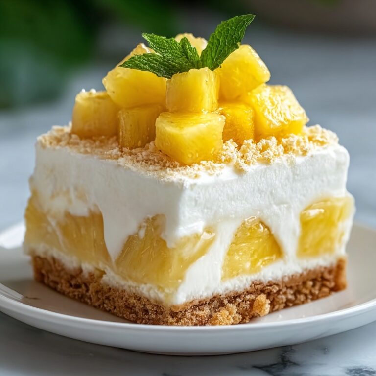No-Bake Pineapple Cream Dessert Recipe