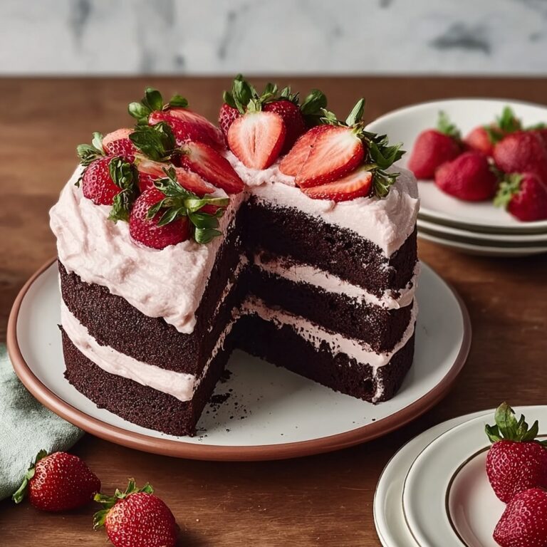 Chocolate Strawberry Cake Recipe