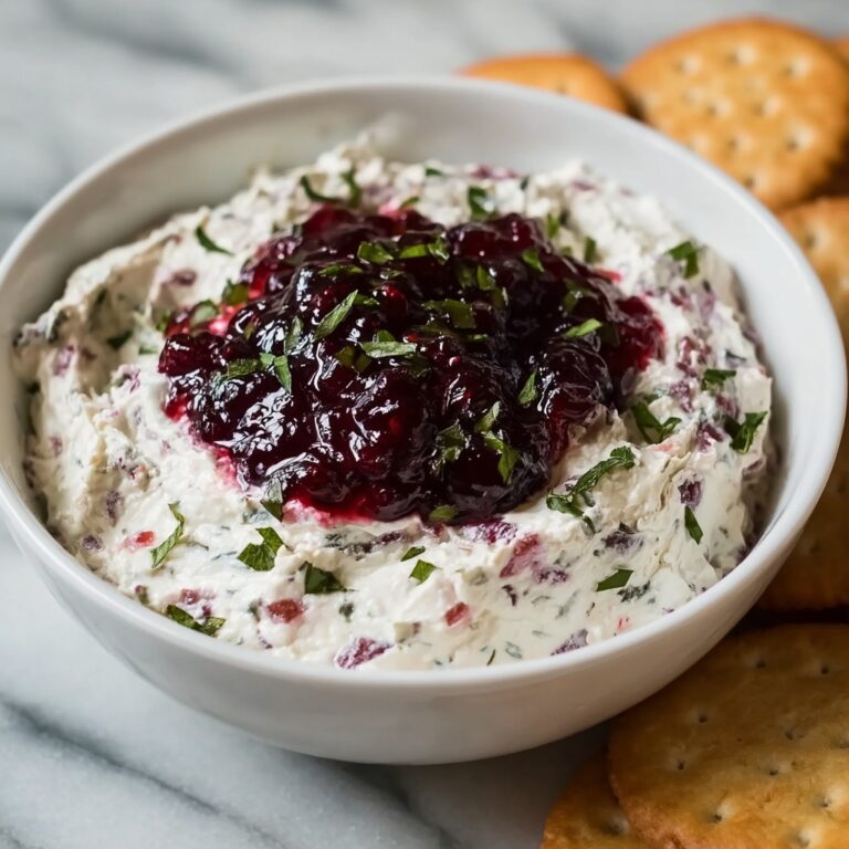 Holiday Cranberry Jalapeño Cream Cheese Dip Recipe
