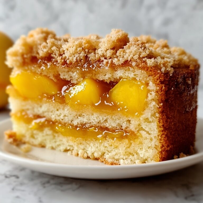 Peach Cobbler Pound Cake Recipe